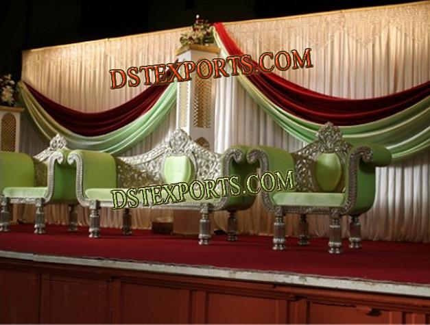 WEDDING NEW SILVER CARVED FURNITURES