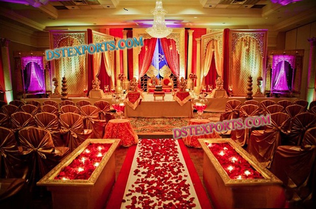 WEDDING STAGE WOODEN BACKDROP PANELS