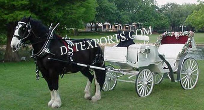 Victoria Wedding Horse Carriage