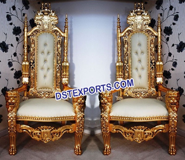 Royal Wedding Gold Chairs