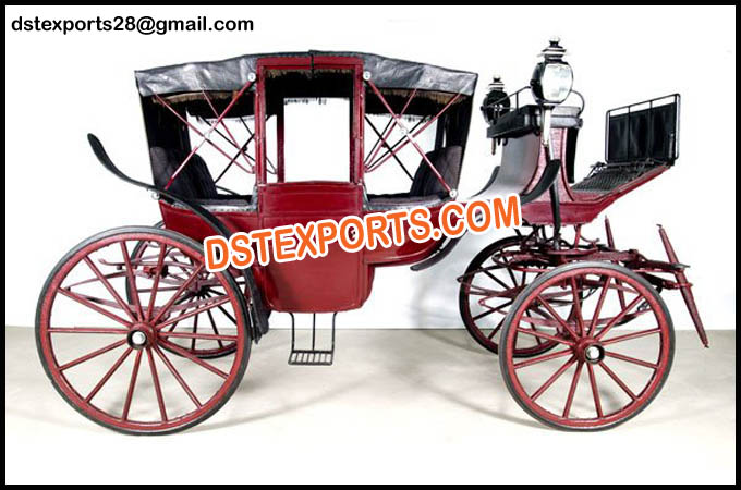 Horse Drawn Covered Carriage For Sale