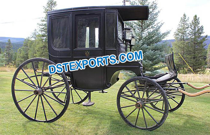 Historic Covered Wedding  Horse Carriage