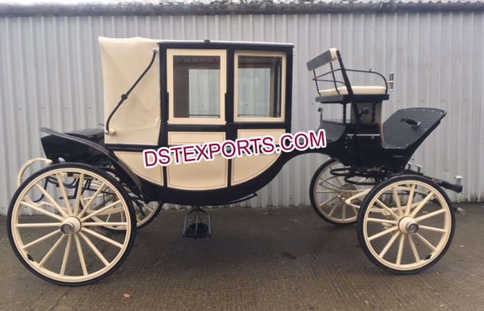 Glass Covered Horse Drawn Carriage