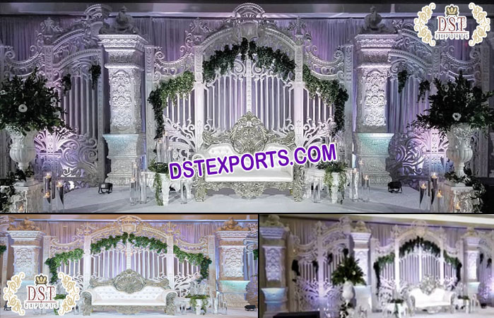 Indo Western Wedding Gate Frame Stage