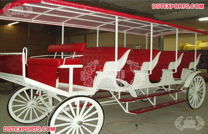 Royal Vis-a-Via Horse Drawn Limousine Carriage