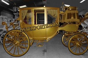 Golden Royal Horse Carriages For Sale