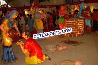 Punjabi Culture Village Fiber Theem
