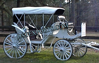 Indian Wedding Victoria Horse Carriage