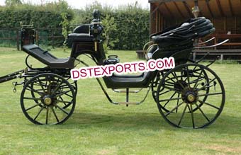 English Wedding Victoria Horse Carriage