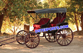 Two Seater Limousine Horse Drawn Carriage