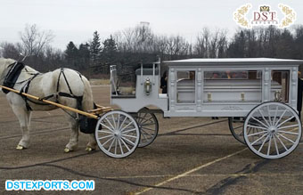 Antique Horse Drawn Funeral/Hearse Carriage