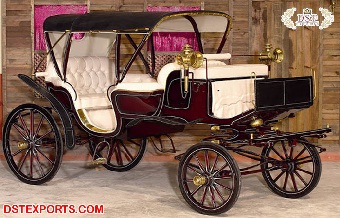 Victorian Vintage Style Horse Drawn Carriage