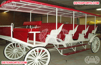 Royal Vis-a-Via Horse Drawn Limousine Carriage
