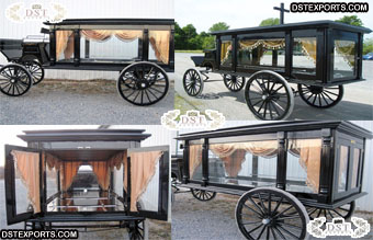 Christian Funeral Ceremony Horse Carriage�