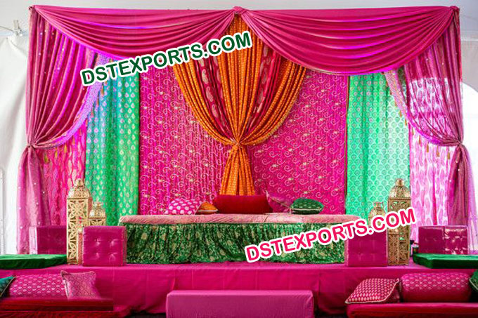 Wedding Mandap Backdrop Curtains