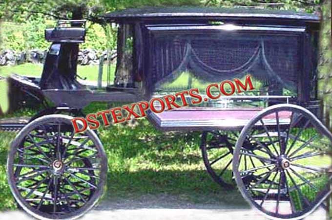 Black Funerals Horse Carriages