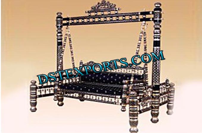 Royal Black Wedding Sankheda Swing