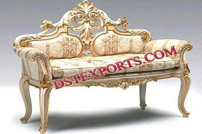 Royal Wedding Golden Sofa