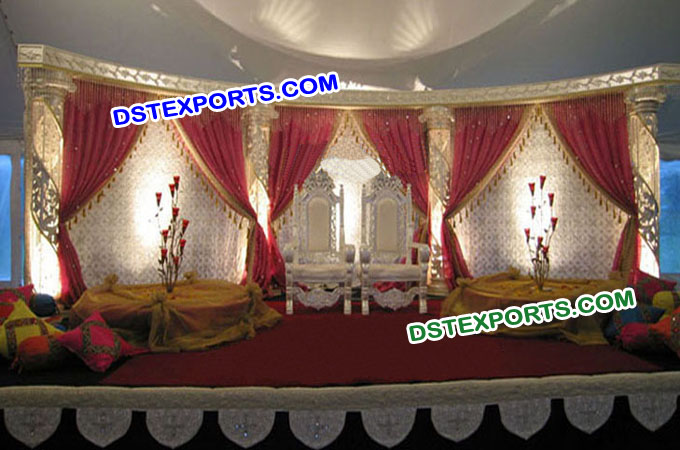 Wedding Muslim Fiber Crystal Stage