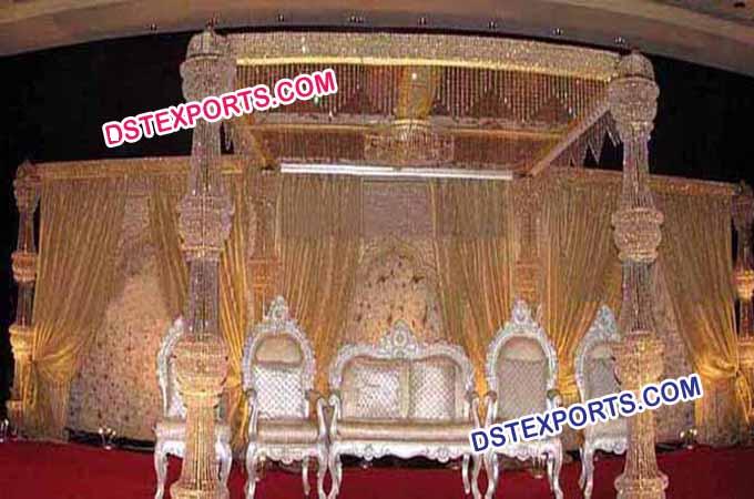 Latest Wedding Crystal Mandap/Pagoda