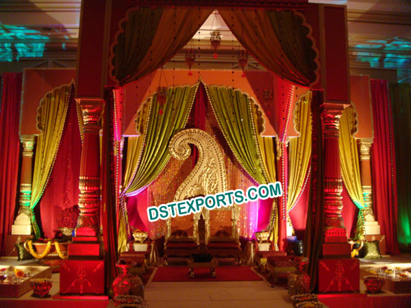 New Latest Muslim Wedding Stage Decoration