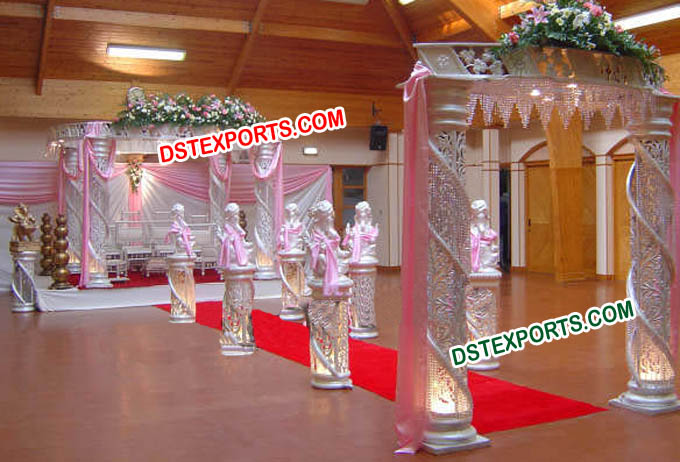 Wedding Crystal Fiber Mandap/Pagoda