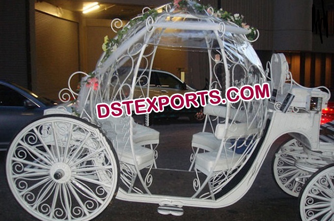 White Beauty Cinderella Horse Carriages