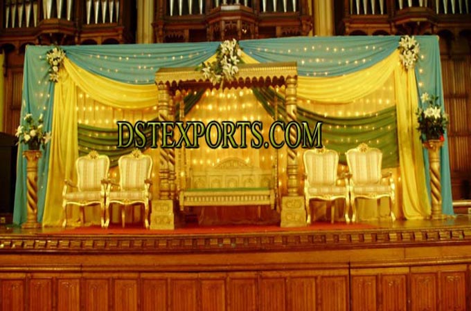 Wedding Shahi Swing Stage Set