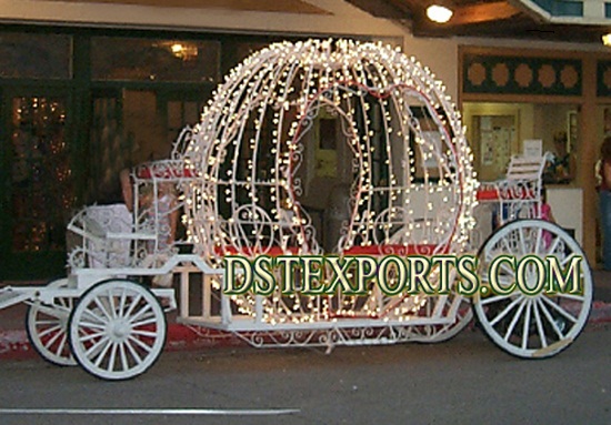 WEDDING CINDERELLA CARRIAGES  WITH LIGHTING