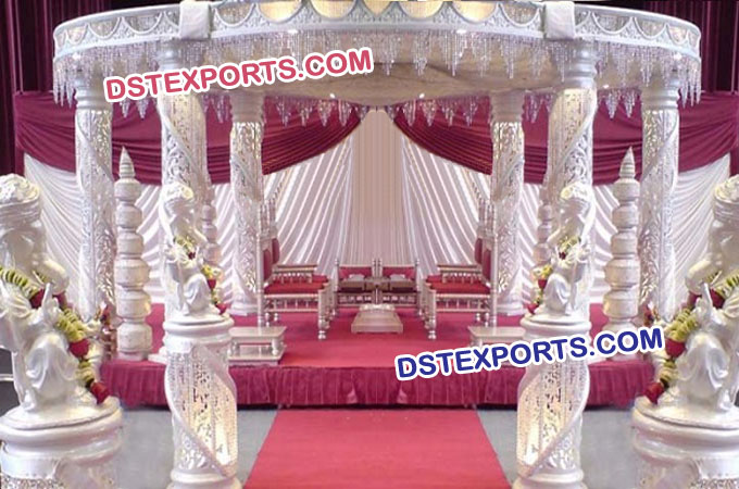 New Style Wedding Six Pillars Mandap Set