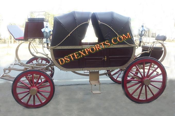 Wedding Black Royal Horse Carriage