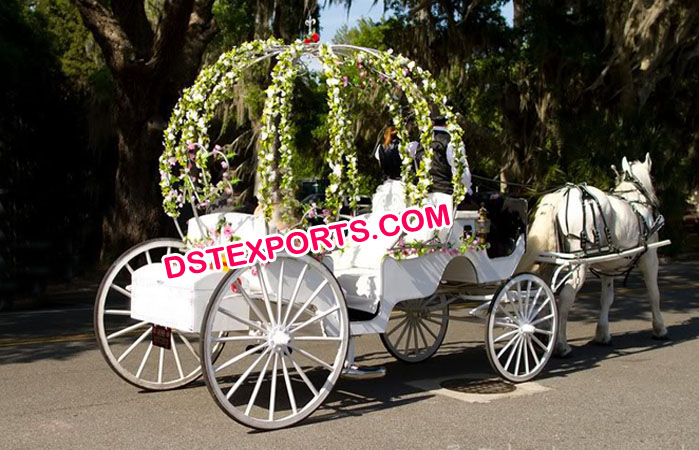 Wedding Flower Cinderella Horse Carriage