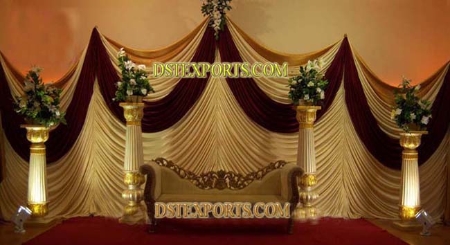 WEDDING  ROYAL GOLD STAGE SET