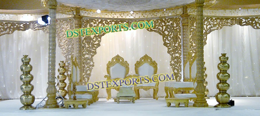 WEDDING WOODEN CARVED BACKDROP PANELS