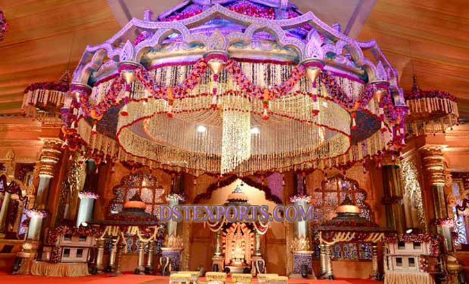 WEDDING STAGE CRYSTAL DECORS