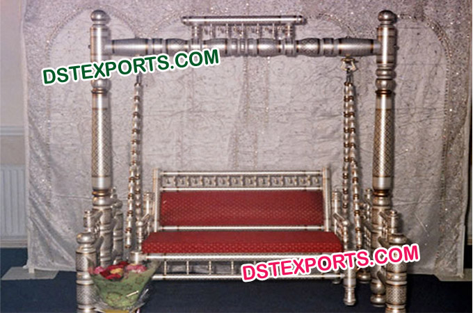 Indian Wedding Sankheda Silver Swing