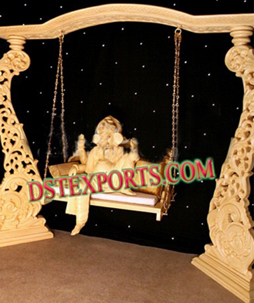 WEDDING GOLDEN CARVED JHULA