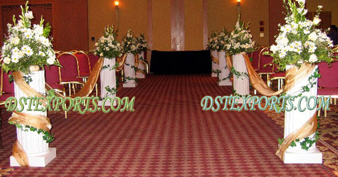 WEDDING AISLE PILLARS