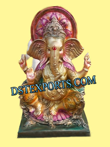 DECORATED GANPATI STATUE