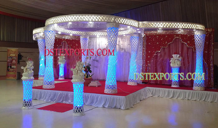 STYLISH WEDDING CRYSTAL MANDAP SET