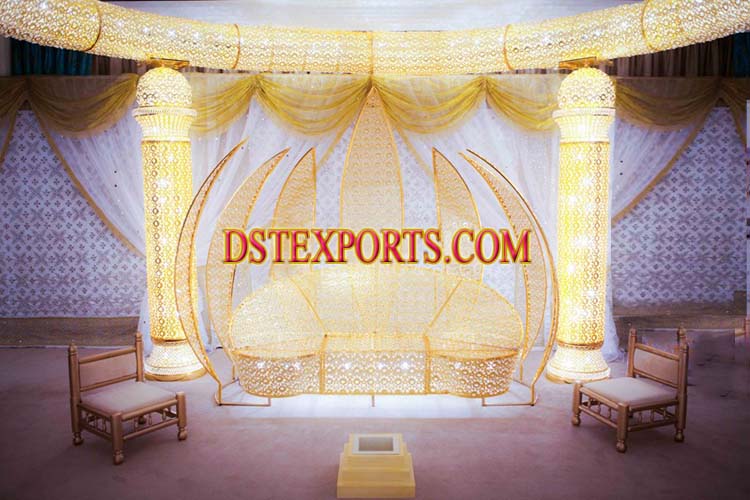 LATEST ASIAN WEDDING CRYSTAL LOVE SEATER