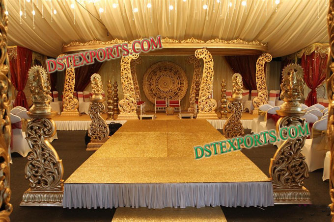 INDIAN WEDDING WOODEN MANDAP