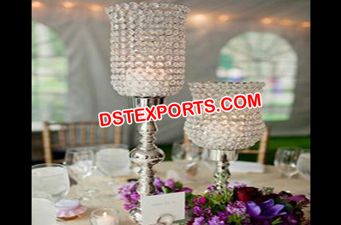 Latest Wedding Crystal Lamp For Table Decoration