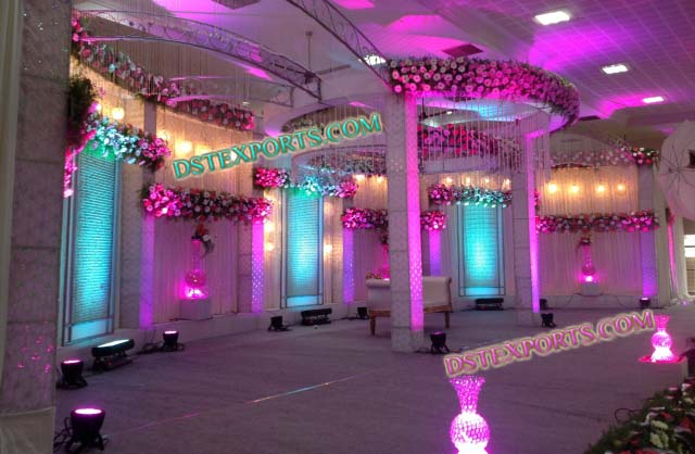 WEDDING LIGHTED CRYSTAL BACKDROP