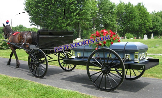 COMMERCIAL FUNERAL HORSE CARRIAGE