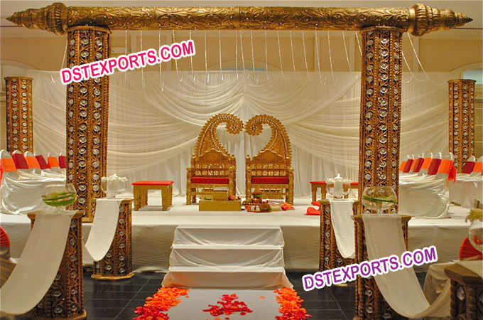 Indian Wedding Sona Chandi Stage For Wedding