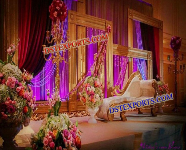 WEDDING GOLD BACKDROP PANEL STAGE