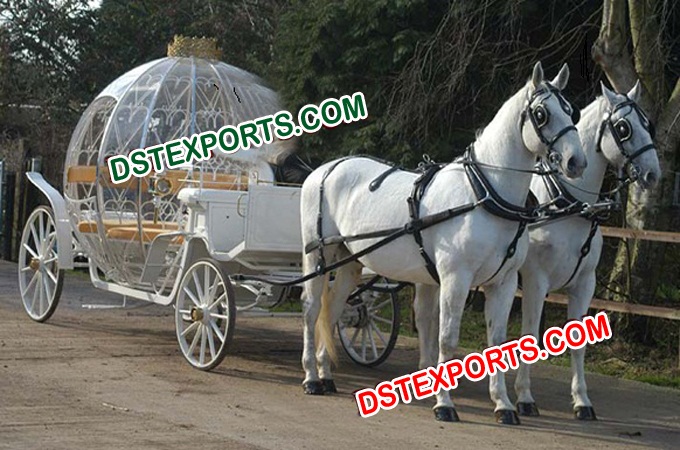 Cinderella Double Horse Drawn Carriage