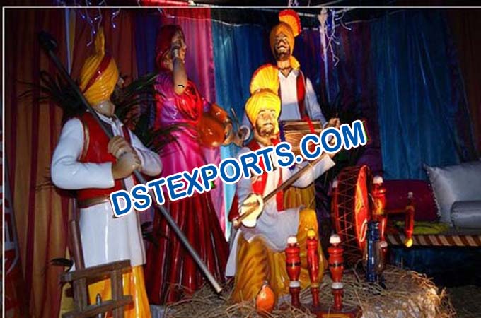 Punjabi Wedding Decoration Statue