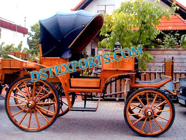 NEW WODDEN HORSE CARRIAGE